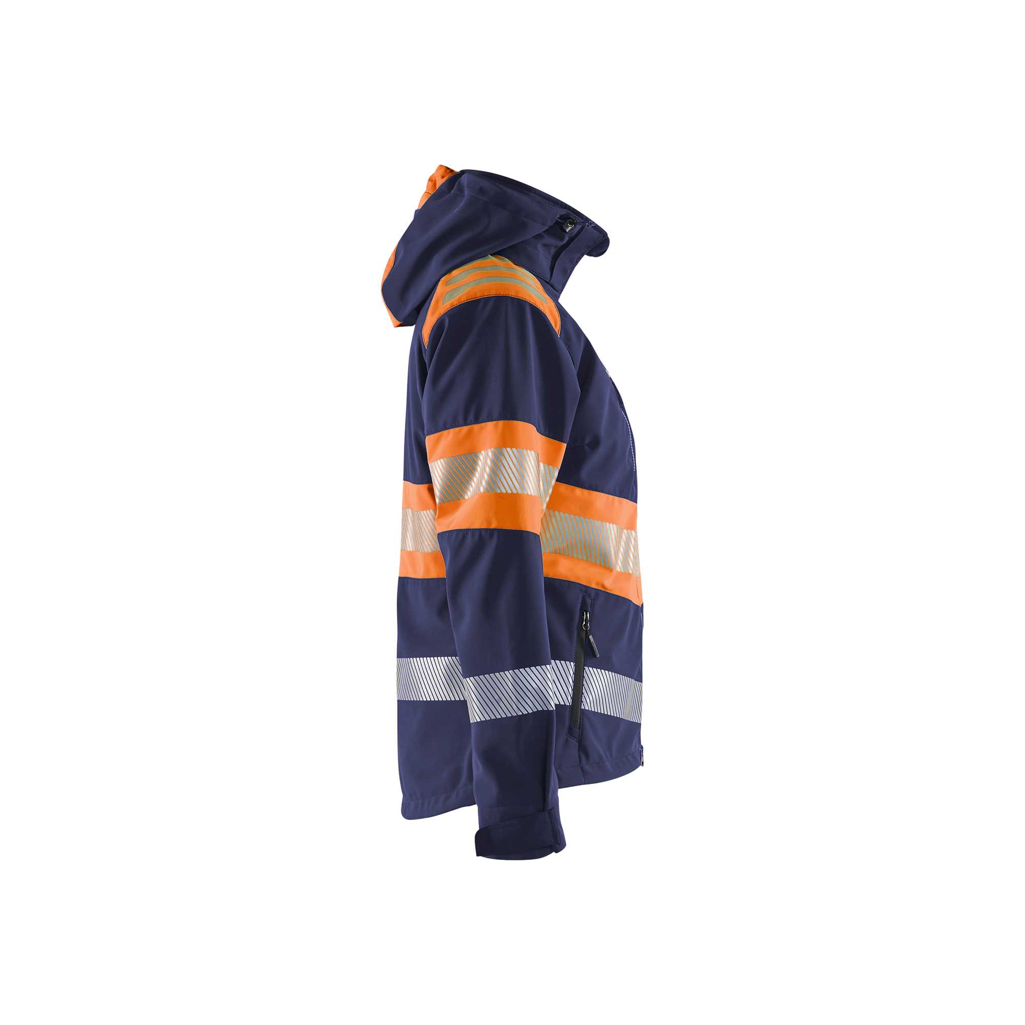 BLAKLADER 44042513 Women’s Hi Vis Softshell Jacket Hi Vis Reflective Softshell Work Jacket WOMEN - Waterproof